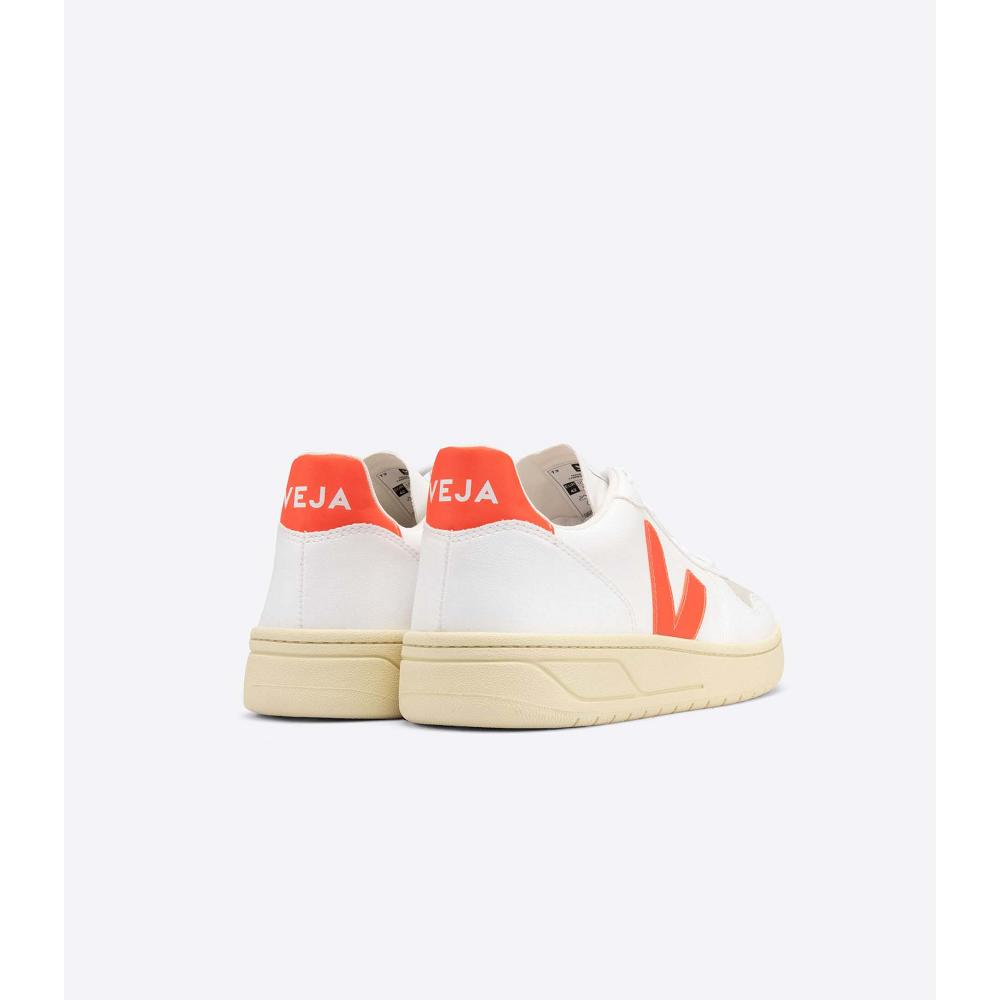 Veja V-10 CWL Joggesko Dame White/Orange | NO 651SGL